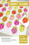 Kit Courtepointe Saison des Baies, avec KONA CRUSH (Kona Coty 2023) - Dimensions finies : 137 cm x 163 cm (54 po x 64 po) - Elegante Virgule Canada