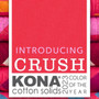 Kit Courtepointe Saison des Baies, avec KONA CRUSH (Kona Coty 2023) - Dimensions finies : 137 cm x 163 cm (54 po x 64 po) - Elegante Virgule Canada