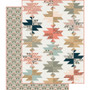 Nellie Quilt Pattern by GE Designs 51" W by 75" H - SAVANNA by Carys Mula - ELEGANTE VIRGULE CANADA