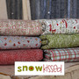 MODA SWEETWATER Snowkissed, Snowballs Dots in Red - ELEGANTE VIRGULE CANADA, CANADIAN FABRIC QUILT SHOP, Montreal Quebec, Quilting Cotton