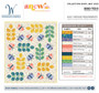 OAK MOTH QUILT in ANEW by Tamara Kate - Quilt Kit 57" x 67" (145 x 171cm) - ELEGANTE VIRGULE CANADA