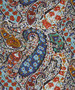 ***End of bolt 58'' (147 cm)*** LIBERTY OF LONDON - BOURTON T Orange 100% Cotton Tana Lawn