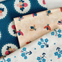 CLOUD 9, TINY AND WILD - Forget-Me-Not,  100% ORGANIC Cotton - by the half-meter, ELEGANTE VIRGULE CANADA, CANADIAN FABRIC QUILT SHOP
