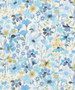 LIBERTY OF LONDON - DREAMS OF SUMMER B BLUE 100% Cotton Tana Lawn, Per Half-Meter, Elegante Virgule Canada, CANADIAN SHOP. LIBERTY IN CANADA