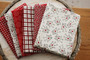 MODA SWEETWATER Animal Crackers PLAID in Apple Red - ELEGANTE VIRGULE CANADA, CANADIAN FABRIC SHOP, Quilting Cotton