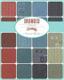 MODA SWEETWATER Branded, MICRO CHECK in Cream & Apple Red - ELEGANTE VIRGULE CANADA, CANADIAN FABRIC SHOP, Quilting Cotton