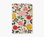 Roses, Stitched Notebook Set - RIFLE PAPER CO Stationery, Set of 3 Notebooks - ELEGANTE VIRGULE CANADA