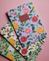 Roses, Stitched Notebook Set - RIFLE PAPER CO Stationery, Set of 3 Notebooks - ELEGANTE VIRGULE CANADA