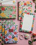 Roses, Stitched Notebook Set - RIFLE PAPER CO Stationery, Set of 3 Notebooks - ELEGANTE VIRGULE CANADA
