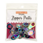 Sassafras Lane Designs, Zipper Pulls in Iridescent Rainbow - Set of 6 - ELEGANTE VIRGULE CANADA