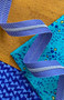 SASSAFRAS LANE DESIGNS, Blue Stripe Zipper Tape with Nickel teeth - Sold by the yard (91 cm) - ELEGANTE VIRGULE CANADA