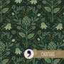 RIFLE PAPER CO, DAHLIA, ARTICHOKE in Hunter - ELEGANTE VIRGULE CANADA