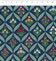 RIFLE PAPER CO, DAHLIA, ESTEE GARDEN in Navy - ELEGANTE VIRGULE CANADA