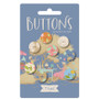 TILDA SUNDAY BRUNCH, Buttons 0,55 in (14mm) - Set of 8 buttons - Elegante Virgule Canada
