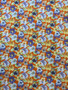 LIBERTY OF LONDON -  Think Of Me B Orange Blue 100% Cotton Tana Lawn - Elegante Virgule Canada, Liberty Fabrics
