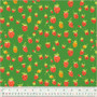 WINDHAM FABRICS, HEATHER ROSS Studio Edit, Strawberries in Green - ELEGANTE VIRGULE CANADA