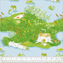 WINDHAM FABRICS, HEATHER ROSS Studio Edit, Frog Pond in Blue - ELEGANTE VIRGULE CANADA