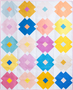 Then Came June FLOWER TILE QUILT Paper Pattern - ELEGANTE VIRGULE CANADA
