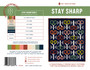 Pen and Paper Patterns, STAY SHARP Quilt Paper Pattern - ELEGANTE VIRGULE CANADA