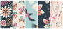 CLOUD 9 Fabrics, TROPICAL GARDEN - Monsoon Bloom - 100% ORGANIC Cotton - by the half-meter, ELEGANTE VIRGULE, CANADIAN FABRIC SHOP