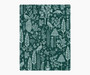 RIFLE PAPER CO CAMONT, Menagerie Silhouette in Emerald - by the half-meter - Elegante Virgule Canada, Canadian Fabric Online Shop, Quilt Shop, Quilting Cotton