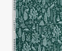 RIFLE PAPER CO CAMONT, Menagerie Silhouette in Emerald - by the half-meter - Elegante Virgule Canada, Canadian Fabric Online Shop, Quilt Shop, Quilting Cotton