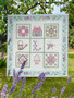 JARDIN DE LAVANDE Sampler Quilt Pattern Book by Nicola Dodd from CAKE STAND QUILTS - ELEGANTE VIRGULE CANADA