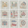 LONDON TOWN Sampler Quilt Pattern Book by Nicola Dodd from CAKE STAND QUILTS - ELEGANTE VIRGULE CANADA