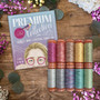 AURIFIL DESIGNER COLLECTION, Premium Collection by Tula Pink - 10 spools (Variegated), ELEGANTE VIRGULE CANADA