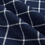ROBERT KAUFMAN  Essex Yarn Dyed Classic Woven - GRID INDIGO - 55% LINEN, 45% COTTON - by the half-meter - ROBERT KAUFMAN  Essex GRID INDIGO - 55% LINEN, 45% COTTON - by the half-meter - Elegante Virgule Canada, Canadian Quilt Fabric Shop, Quilting Cotton