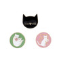 BOHIN FRANCE, Audrey Jeanne, Ribbon Cat Pink, Enamel Needle Minder - ELEGANTE VIRGULE CANADA