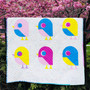 Patch and Dot, LITTLE BIRD Quilt Paper Pattern - ELEGANTE VIRGULE CANADA