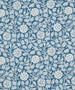 LIBERTY OF LONDON - Woodcut Vine C Blue 100% Cotton Tana Lawn, Per Half-Meter, CANADIAN SHOP. LIBERTY IN CANADA, Elegante Virgule