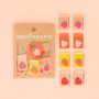 SARAH HEARTS, Strawberry Woven Labels (Multipack of  8 Labels) - ELEGANTE VIRGULE CANADA
