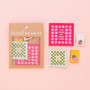 SARAH HEARTS, Joyful June Woven Labels (Multipack of  4 Labels) - ELEGANTE VIRGULE CANADA