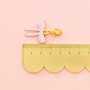 SARAH HEARTS, Pink Bow, Removable Zipper Charm - ELEGANTE VIRGULE CANADA