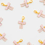SARAH HEARTS, Pink Bow, Removable Zipper Charm - ELEGANTE VIRGULE CANADA