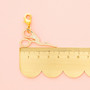 SARAH HEARTS, Gold Stork Embroidery Scissor, Removable Zipper Charm - ELEGANTE VIRGULE CANADA