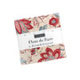 MODA, FRENCH GENERAL - Fleur de Paris, Charm Pack 42 pcs 5" x 5" (12,5 x 12,5 cm) (COMPLETE MAIN COLLECTION) - ELEGANTE VIRGULE CANADA