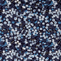LIBERTY OF LONDON - WILTSHIRE B Dark Grey & Blue 100% Cotton Tana Lawn, Per Half-Meter. CANADIAN SHOP. LIBERTY IN CANADA