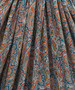 LIBERTY OF LONDON - TESSA Orange and Blue 100% Cotton Tana Lawn, Per Half-Meter, CANADIAN SHOP. LIBERTY IN CANADA, Elegante Virgule