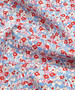 LIBERTY FABRICS, CARNABY COLLECTION Retro Indigo - Piccadilly Poppy B Red Cream - by the half-meter - ELEGANTE VIRGULE CANADA, Canadian Quilting Shop - Liberty of London, Quilting Cotton