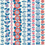 LIBERTY FABRICS, CARNABY COLLECTION Retro Indigo - Soho Stripe A Blue - by the half-meter - ELEGANTE VIRGULE CANADA, Canadian Quilting Shop - Liberty of London, Quilting Cotton