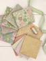 CRISS CROSS POUCH Kit, TILDA Songbird Green - Elegante Virgule Canada, Canadian Fabric Quilt Shop, Montreal, Quebec, Quilting Cotton