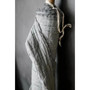 MERCHANT AND MILLS, Quilted Jacquard Cotton in SHADOW Grey - Elegante Virgule Canada