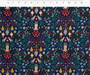RIFLE PAPER CO HOLIDAY CLASSICS, Partridge in Navy Metallic - by the half-meter - by the half-meter - Elegante Virgule Canada, Canadian Fabric Quilt Shop, Quilting Cotton
