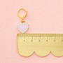 SARAH HEARTS, Sweet Heart Stitch Marker / Removable Zipper Charm - ELEGANTE VIRGULE CANADA