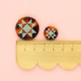 SARAH HEARTS Buttons, Quilt Star Small 5/8" (Set of 10 buttons)  -  ELEGANTE VIRGULE CANADA