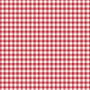 TILDA 108" WIDEBACK, Gingham Red - Elegante Virgule Canada