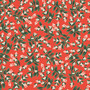 RIFLE PAPER CO HOLIDAY CLASSICS, Mistletoe in Red Metallic - by the half-meter - by the half-meter - Elegante Virgule Canada, Canadian Fabric Quilt Shop, Quilting Cotton